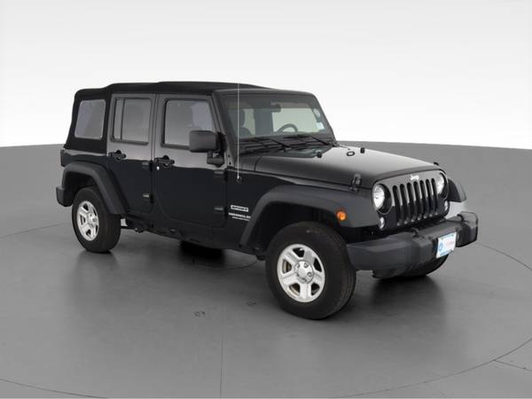 2017 Jeep Wrangler Unlimited Sport SUV 4D suv Black - FINANCE ONLINE... for sale in Worcester, MA – photo 15