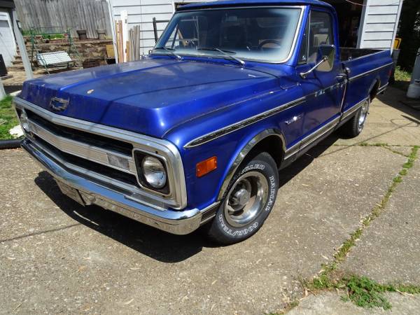 1969 Chevy C10 Fleetside Long Bed for sale in Evansville, IN – photo 2