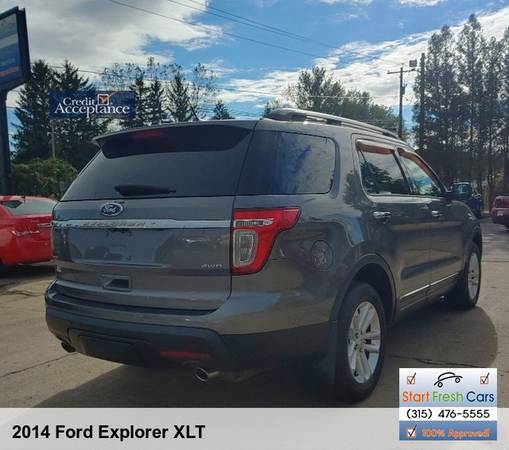 4WD 2014 FORD EXPLORER XLT 3RD ROW - - by dealer for sale in Syracuse, NY – photo 4