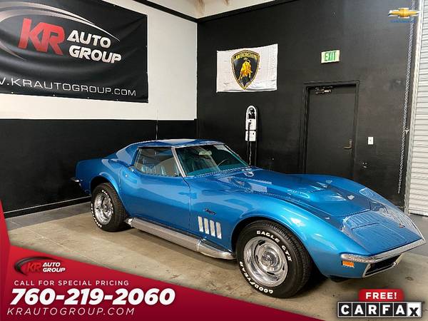 1969 corvette 427 big block**4 spd manual**42351 miles. - cars &... for sale in Palm Desert , CA – photo 4