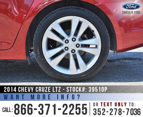 ‘14 Chevy Cruze LTZ *** Bluetooth, SiriusXM, Onstar, Remote Start *** for sale in Alachua, FL – photo 19
