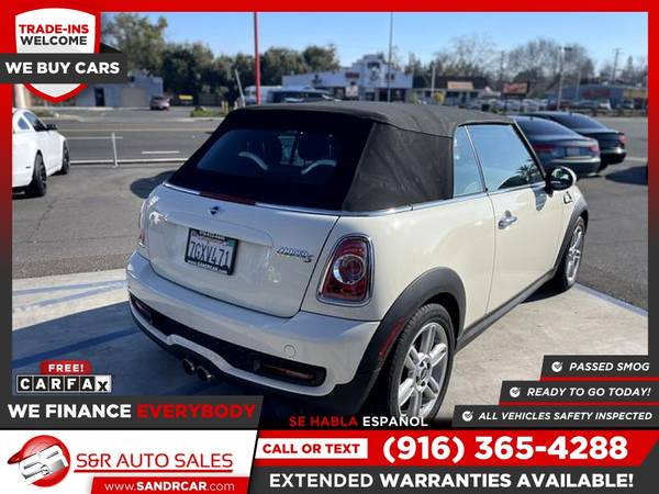 2014 Mini Convertible Cooper S Convertible 2D 2 D 2-D PRICED TO for sale in Sacramento , CA – photo 7