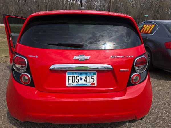 2015 Chevrolet Sonic LTZ Clean and ready to roll with a sporty for sale in Stockholm, MN – photo 6