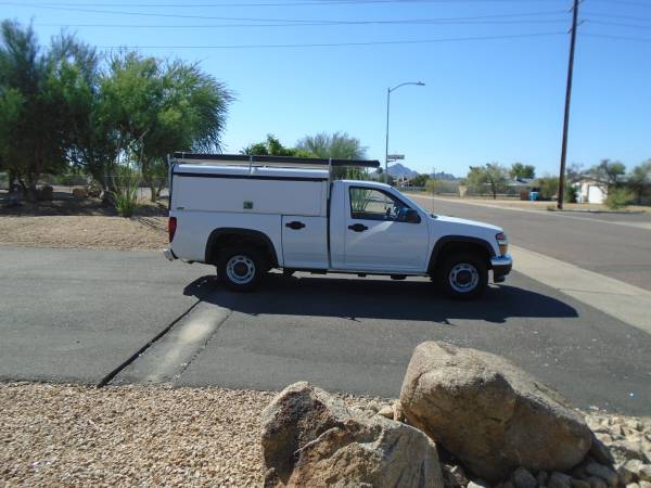 2007 GMC CANYON WORK TRUCK W/ UTILITY SHELL LADDER RACK for sale in phoenix, NM – photo 6