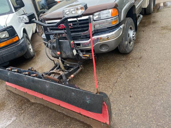 2006 GMC Sierra 3500 diesel flatbed dump 4x4 - - by for sale in Canton, OH – photo 4