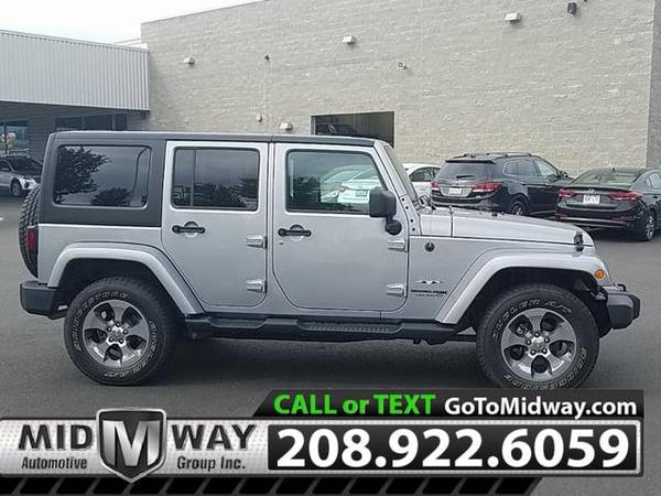 2018 Jeep Wrangler Unlimited Sahara - SERVING THE NORTHWEST FOR OVER... for sale in Post Falls, ID – photo 2