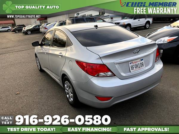 2017 Hyundai Accent SE Sedan for only $9,995 - cars & trucks - by... for sale in Rancho Cordova, CA – photo 5