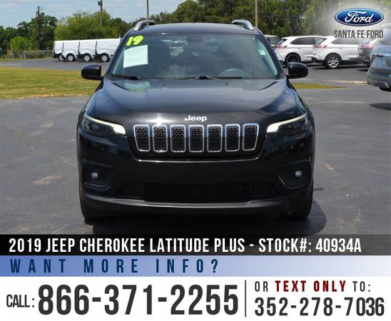 2019 Jeep Cherokee Latitude Plus SiriusXM - Cruise - Leather for sale in Alachua, FL – photo 2