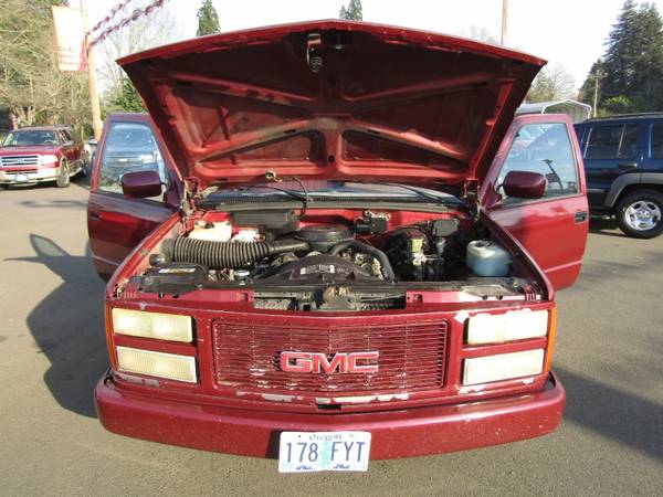 1991 GMC 1500 EXCAB RED 1 OWNER 4 3 V6 MANUAL RARE FIND ! - cars for sale in Milwaukie, OR – photo 24