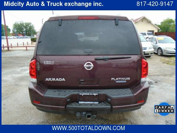 2015 Nissan Armada 2WD 4dr Platinum Ltd Avail 500totaldown com for sale in Haltom City, TX – photo 5