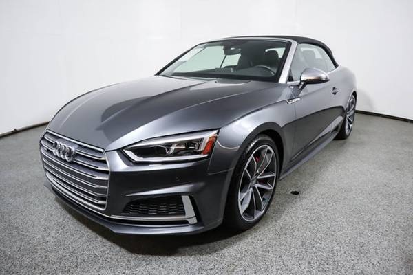 2018 Audi S5 Cabriolet, Daytona Gray Pearl Effect/Black Roof for sale in Wall, NJ – photo 9