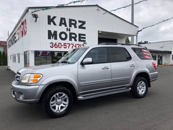 2002 Toyota Sequoia 4dr Limited 4WD V8 Auto Leather Moon Loaded 3Rd for sale in Longview, OR