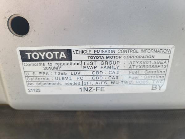 10 Toyota Yaris 152 K Miles 1 5 AT Runs Good Loaded for sale in Oregon City, OR – photo 12
