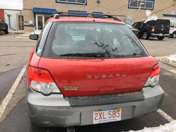 PRICE REDUCED - 2004 Subaru Impreza Outback Sport AWD-Red with for sale in Boulder, CO – photo 3