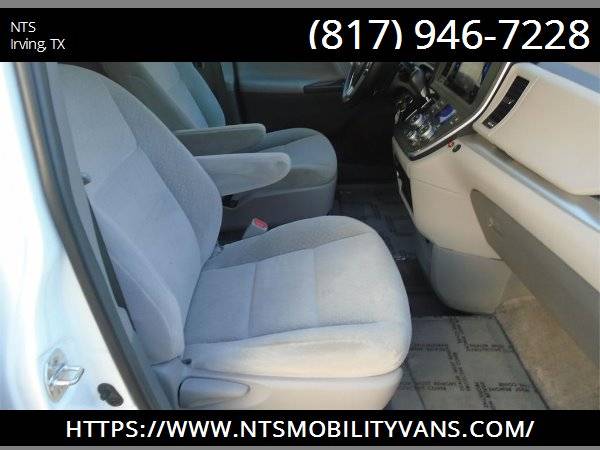 2017 TOYOTA SIENNA MOBILITY HANDICAPPED WHEELCHAIR POWER RAMP VAN for sale in irving, TX – photo 19