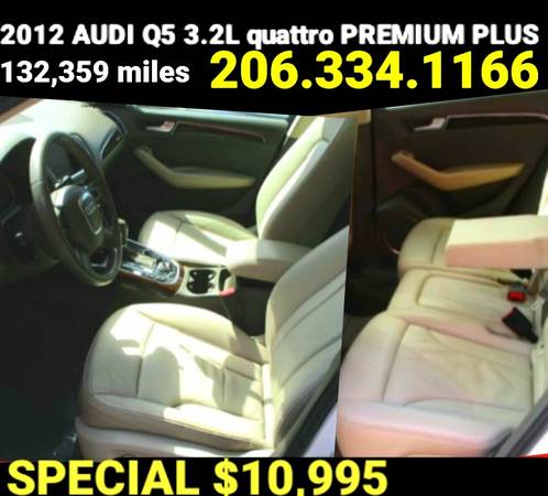 2012 AUDI Q5 quattro PREMIUM PLUS BLOWOUT - cars & trucks - by... for sale in Lynnwood, WA – photo 4