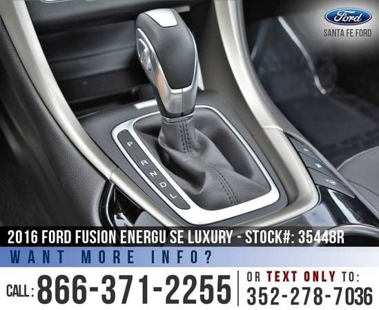 *** 2016 FORD FUSION ENERGI SE LUXURY *** Sunroof - Leather Seats for sale in Alachua, GA – photo 17