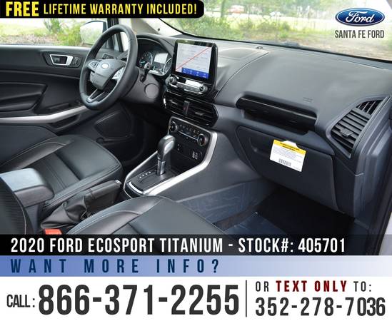 2020 FORD ECOSPORT TITANIUM SAVE Over 7, 000 off MSRP! for sale in Alachua, FL – photo 17