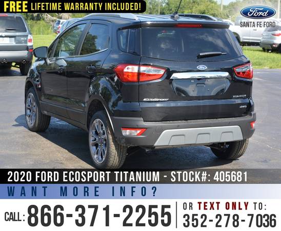 2020 FORD ECOSPORT TITANIUM SAVE Over 8, 000 off MSRP! for sale in Alachua, FL – photo 5