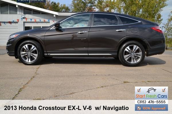 2013 HONDA CROSSTOUR EX-L V-6 W/ NAVIGATION - cars & trucks - by... for sale in Syracuse, NY – photo 2
