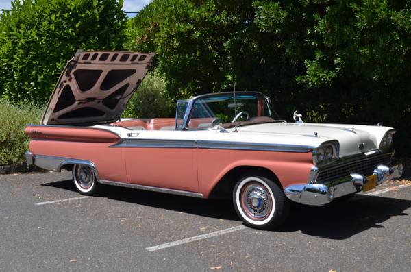 1959 Ford Retractable convertible - cars & trucks - by owner -... for sale in Cornelius, OR – photo 6