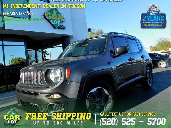 383/mo - 2018 Jeep Renegade Sport - - by dealer for sale in Tucson, AZ – photo 4