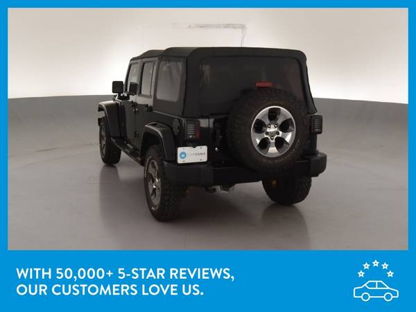 2017 Jeep Wrangler Unlimited Sahara Sport Utility 4D suv Black for sale in Arlington, District Of Columbia – photo 6