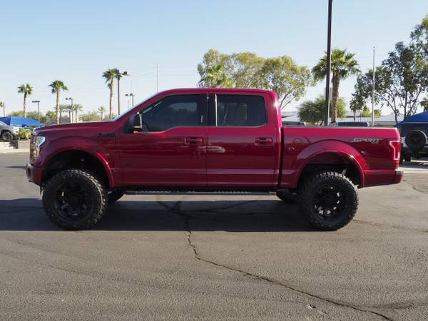 2017 Ford f-150 f150 f 150 XLT 4WD SUPERCREW 5.5 BO 4x - Lifted... for sale in Glendale, AZ – photo 12