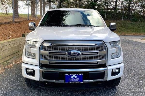 2015 Ford F150 SuperCrew Cab Platinum Pickup 4D 5 1/2 ft Pickup -... for sale in Sykesville, MD – photo 2