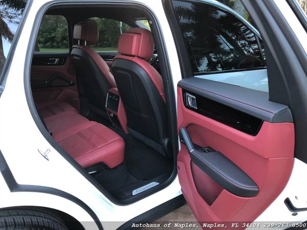 2019 Porsche Cayenne $85,460 Sticker! Bordeaux Red leather! 21" Spyder for sale in Naples, FL – photo 20