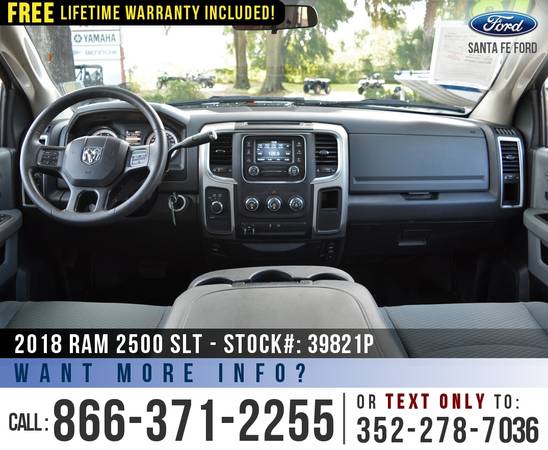 *** 2018 RAM 2500 SLT 4WD *** Tinted Windows - Camera - SiriusXM for sale in Alachua, GA – photo 15