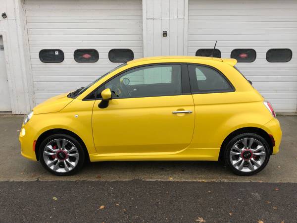 2015 Fiat 500 Sport - Cool Modern Pearl Yellow Color - Automatic -... for sale in binghamton, NY – photo 7