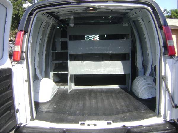 2011 Chevy Express 2500 Cargo Van Ladder Rack Work Bins ENCLOSED NO... for sale in Corona, CA – photo 10