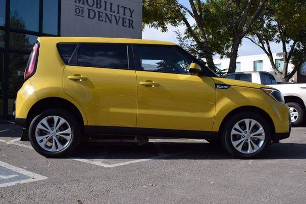 2016 *Kia* *Soul* *5dr Wagon Automatic +* YELLOW - cars & trucks -... for sale in Denver, NM – photo 4