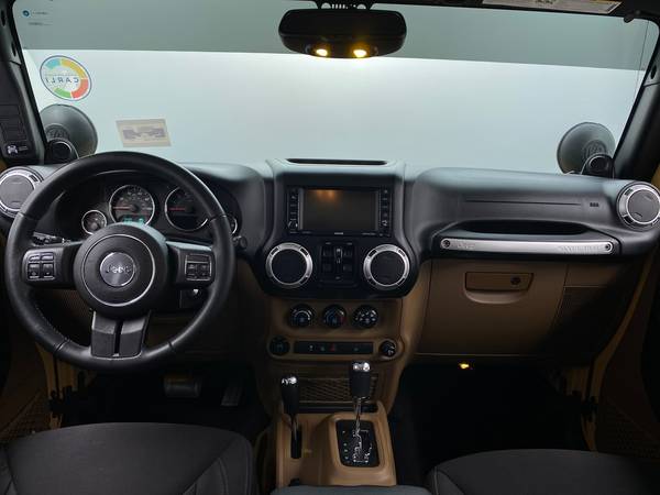 2014 Jeep Wrangler Unlimited Rubicon Sport Utility 4D suv Beige - -... for sale in Fort Myers, FL – photo 21