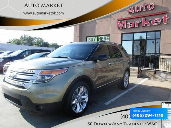 2012 Ford Explorer XLT 4dr SUV $0 Down WAC/ Your Trade - cars &... for sale in Oklahoma City, OK
