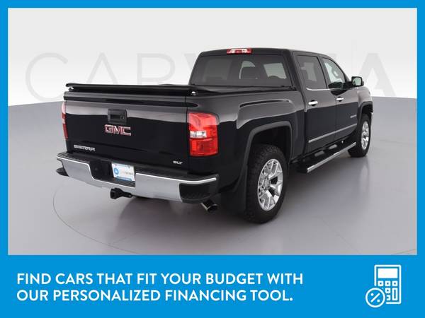 2014 GMC Sierra 1500 Crew Cab SLT Pickup 4D 5 3/4 ft pickup Black for sale in Washington, District Of Columbia – photo 8