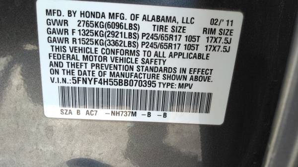 2011 Honda Pilot EX-L 4WD - cars & trucks - by dealer - vehicle... for sale in Tyler, TX – photo 10