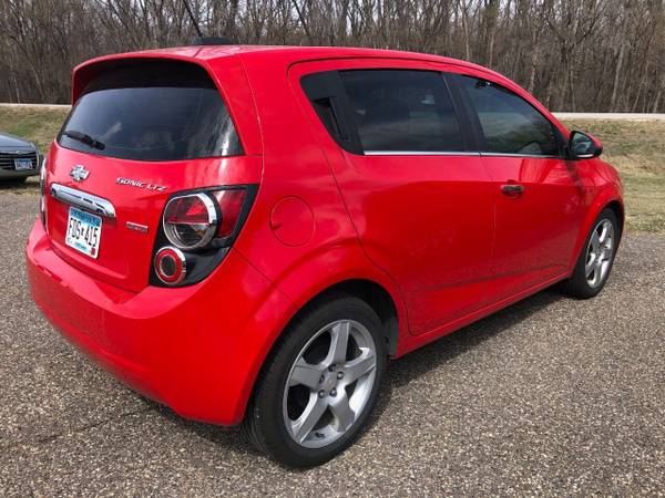 2015 Chevrolet Sonic LTZ Clean and ready to roll with a sporty for sale in Stockholm, MN – photo 8