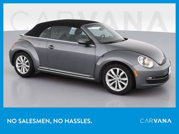 2013 VW Volkswagen Beetle TDI Convertible 2D Convertible Gray for sale in Covington, OH – photo 11