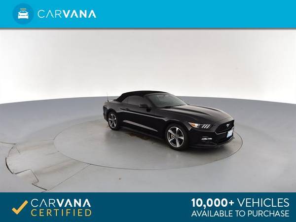 2015 Ford Mustang V6 Convertible 2D Convertible Black - FINANCE ONLINE for sale in Greensboro, NC – photo 9