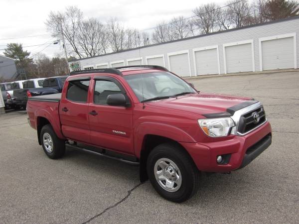 2013 Toyota Tacoma Double Cab SR5 4x4 V6 Auto 32K Red ONE OWNER for sale in East Derry, RI – photo 3