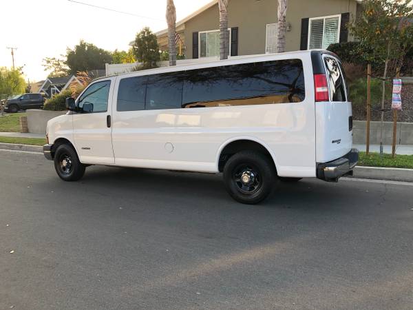 CRAZY LOW MILES! Two Chevy Express Passenger Vans 15 PASSENGER -... for sale in Whittier, CA – photo 2