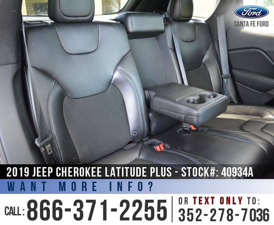 2019 Jeep Cherokee Latitude Plus SiriusXM - Cruise - Leather for sale in Alachua, FL – photo 19