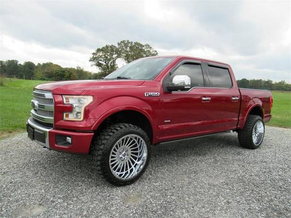 2015 FORD F150 PLATINUM, Maroon APPLY ONLINE-> BROOKBANKAUTO.COM!! -... for sale in Summerfield, NC – photo 18