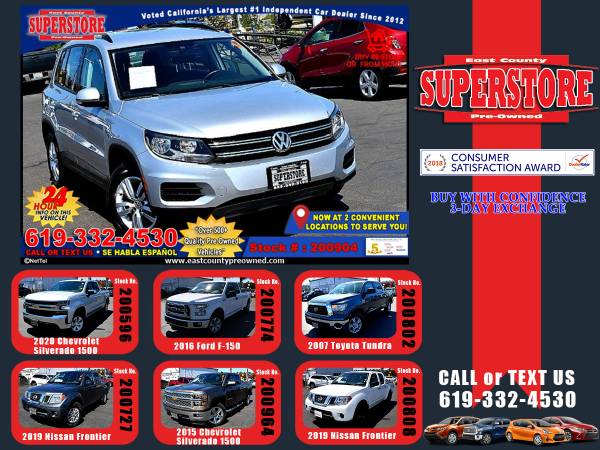 2017 VOLKSWAGEN TIGUAN SUV-EZ FINANCING-LOW DOWN! - cars & trucks -... for sale in El Cajon, CA – photo 24