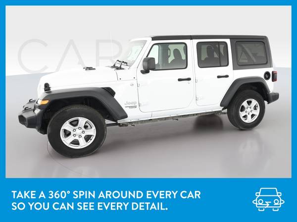 2018 Jeep Wrangler Unlimited All New Sport SUV 4D suv White for sale in Appleton, WI – photo 3