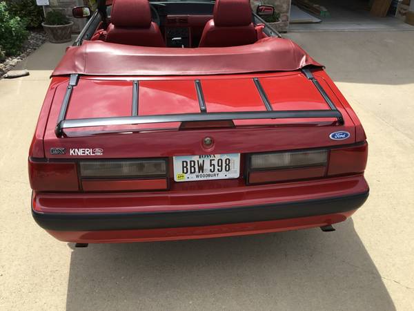 1989 Mustang LX convertible for sale in Sioux City, NE – photo 3