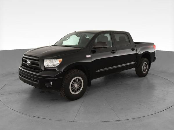 2012 Toyota Tundra CrewMax Pickup 4D 5 1/2 ft pickup Black - FINANCE... for sale in Watertown, NY – photo 3