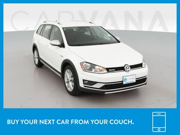 2017 VW Volkswagen Golf Alltrack TSI S Wagon 4D wagon White for sale in Other, OR – photo 12